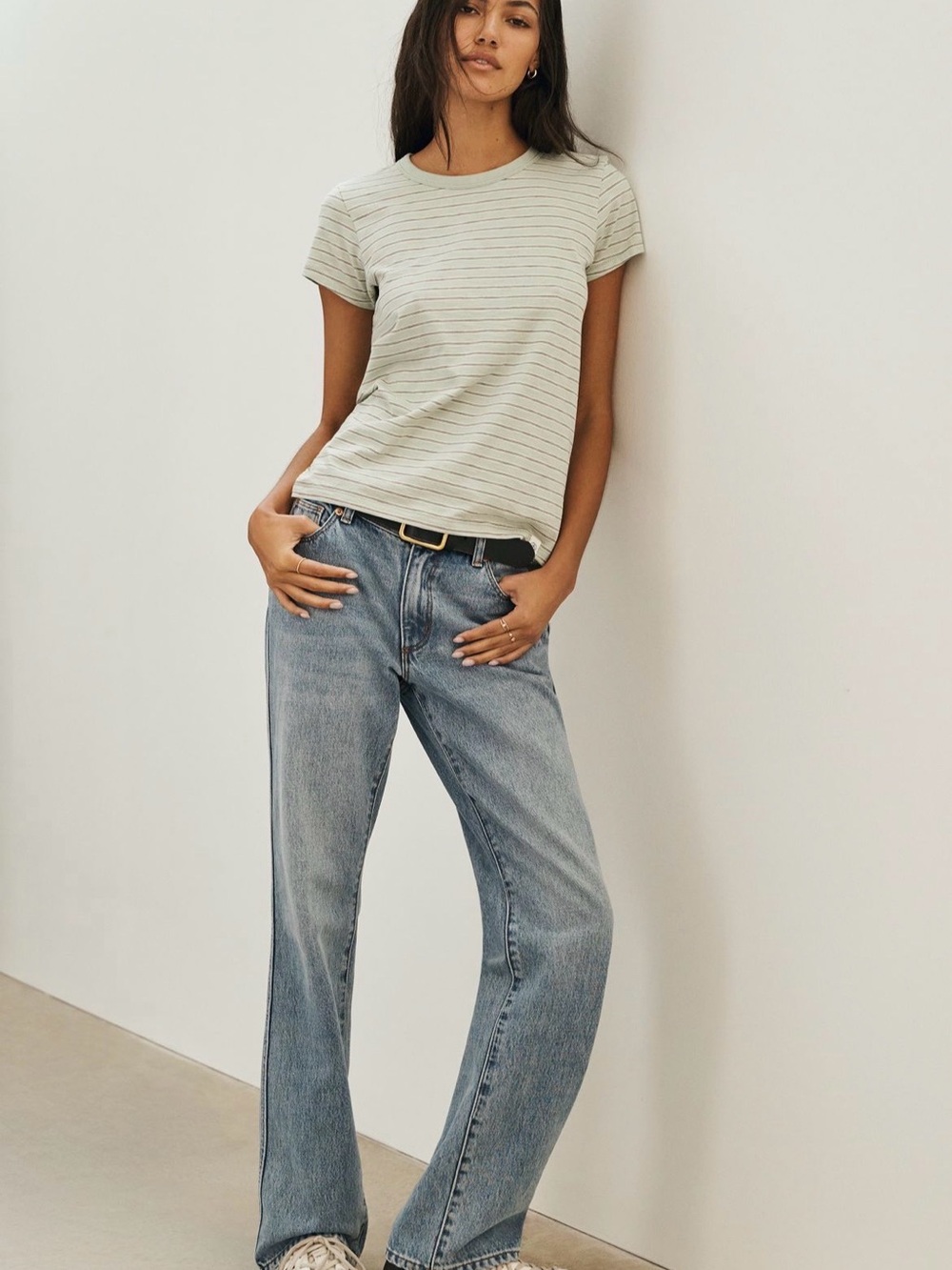 Rolla’s Classic Wide-Leg Women’s Jeans in Light Blue NW